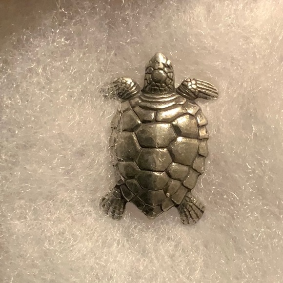 Danforth Pewter 1993 Turtle Scatter Lapel Pin Signed Vintage Unisex - Picture 11 of 11